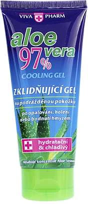 Vivaco Vivapharm Aloe Vera 97% raminantis gelis su alaviju, 100 ml