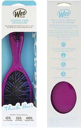 Wet Brush Wet Custom Care Detangler Thick Hair Violetinis plaukų šepetys