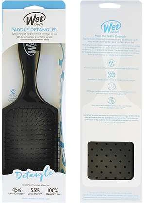 Wet Brush Wet Wet Paddle Detangler Large - Juodas