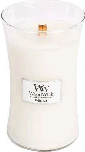 WoodWick Aromatinė žvakė (White Teak), 609,5 g
