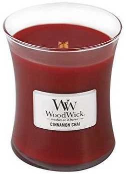 WoodWick Aromatinė žvakė (Cinnamon Chai), 85 g