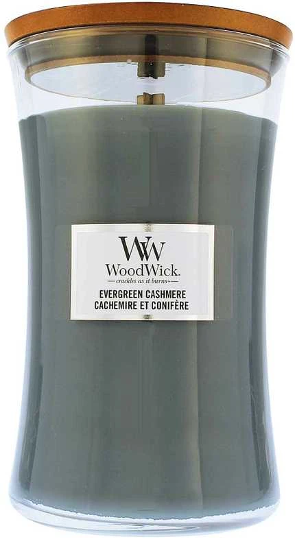 WoodWick Aromatinė žvakė (Evergreen Cashmere), 609,5 g
