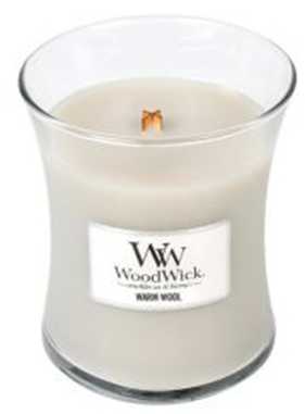 WoodWick Aromatinė žvakė (Warm Wool), 275 g