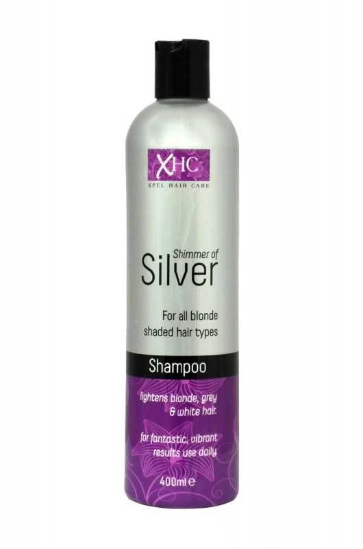 Xpel Shimmer Of Sidabrinis Šampūnas moterims, 400 ml