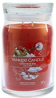 Yankee Candle Aromatinė žvakė Signature glass large Christmas Eve 567 g