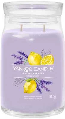 Yankee Candle Aromatinė žvakė Signature glass large Lemon Lavender 567 g