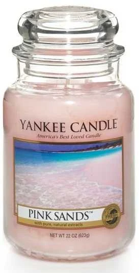 Yankee Candle Large Jar didelė kvapioji žvakė Rožinė Sands 623g