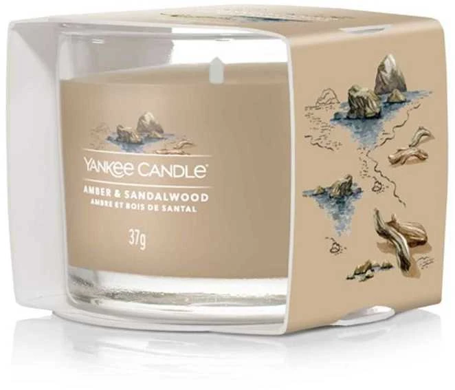 Yankee Candle Amber & Sandalwood kvapioji žvakė unisex, 37 g
