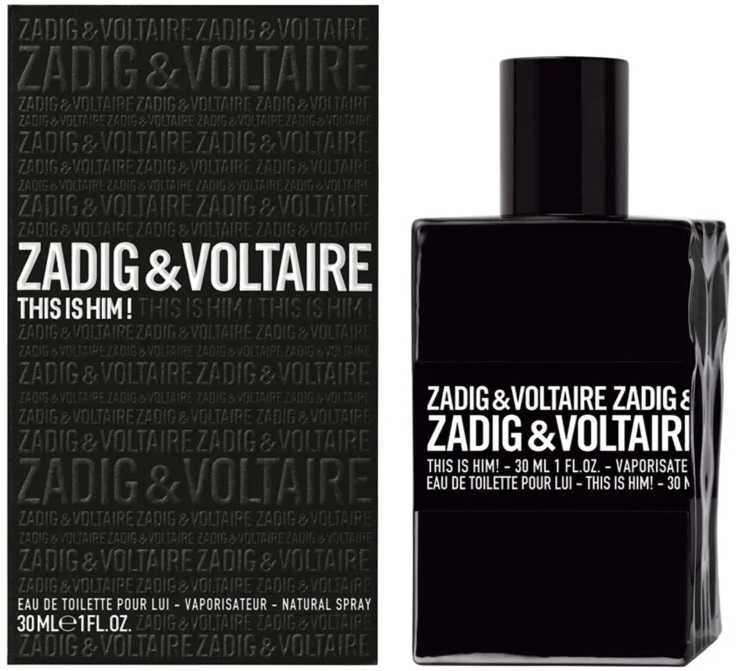 Zadig & Voltaire This Is Him! EDT tualetinis vanduo vyrams, 30 ml
