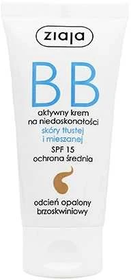 Ziaja BB Kreminis Oily and Mixed Skin BB Kreminis moterims, 50 ml
