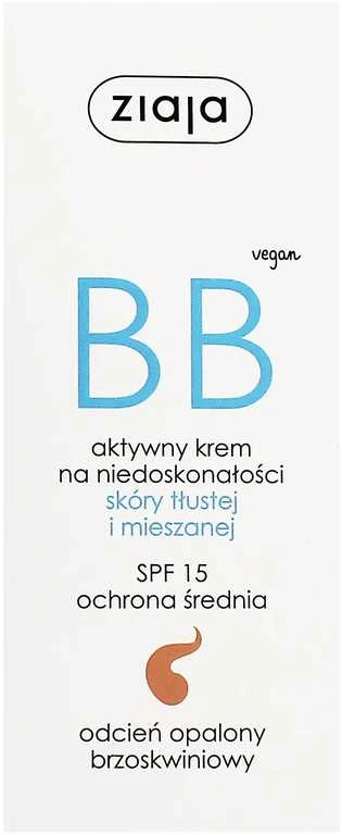 Ziaja BB Kreminis Oily and Mixed Skin BB Kreminis moterims, 50 ml