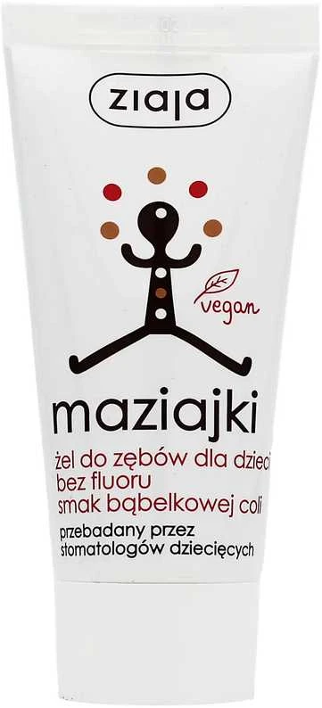 Ziaja Maziajki vaikams dantų gelis be fluoro 50ml