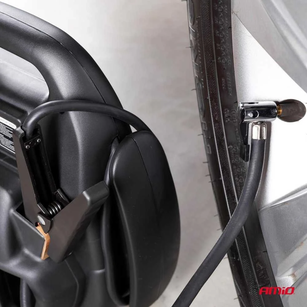 4in1 Automobilinis užvedimo įrenginys/LED/kompresorius/Powerbank 12V 17Ah 900A JS01 AMIO-02523