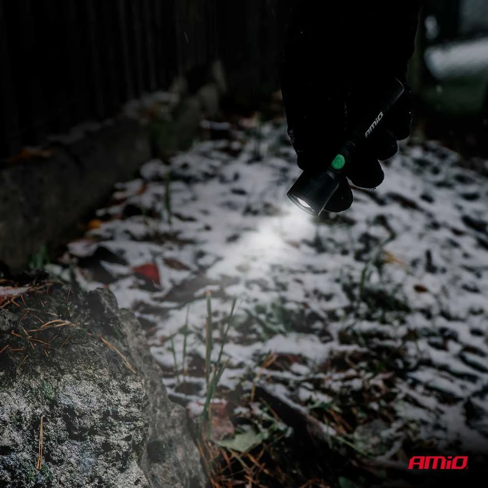 Akumuliatorinė LED inspekcinė lempa ant kaklo 2×P50 1000 mAh AMIO-04671