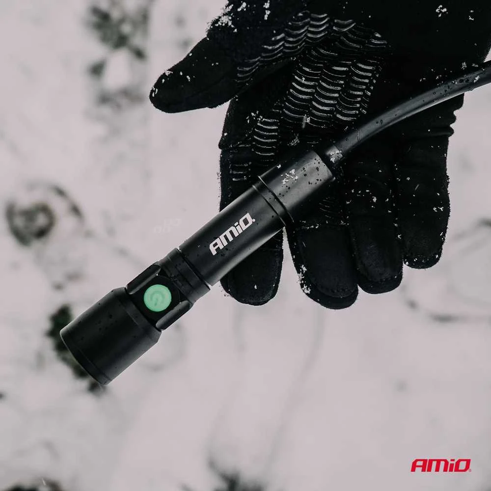Akumuliatorinė LED inspekcinė lempa ant kaklo 2×P50 1000 mAh AMIO-04671