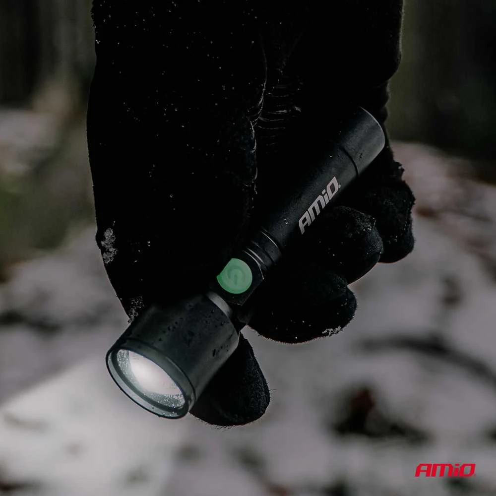 Akumuliatorinė LED inspekcinė lempa ant kaklo 2×P50 1000 mAh AMIO-04671