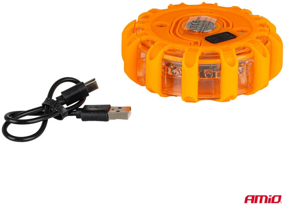 Akumuliatorinis LED avarinis šviestuvas su žibintuvėlio funkcija, 12 SMD + 3 SMD, 650 mAh AMIO-04829