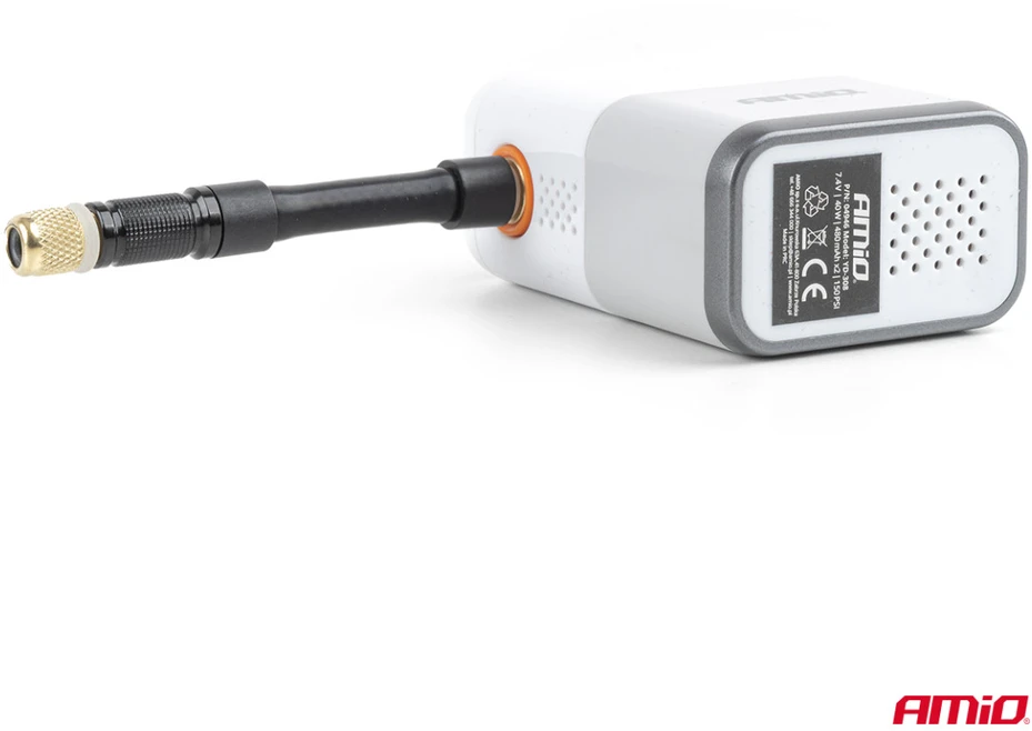 Mini belaidis dviračio kompresorius bešepetėlinis su LED ekranu, 40 W, USB-C, amio-04946