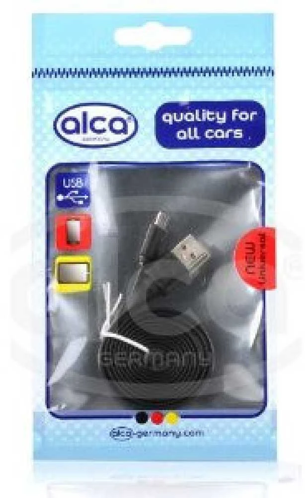 Alca plast ALCA Laidas Micro USB 2.0 juodas, 100cm ilgio (išmaniems, MP3)