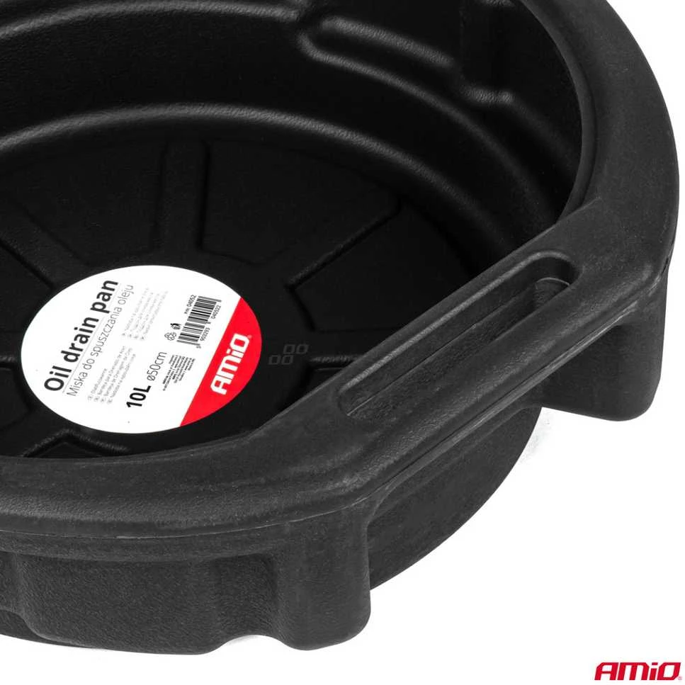 Alyvos surinkimo indas su piltuvu 10 L, 50 cm AMIO-04052