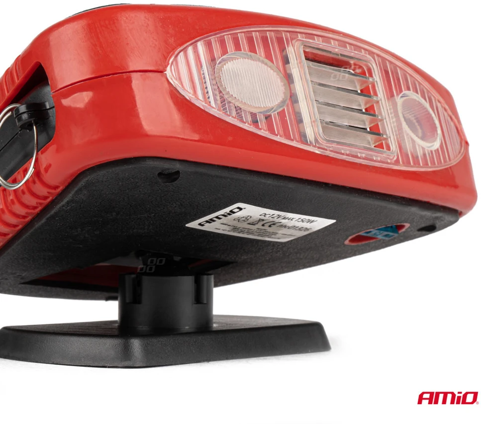 Amio Automobilinis šildytuvas su ventiliatoriumi ir lempa, 12V
