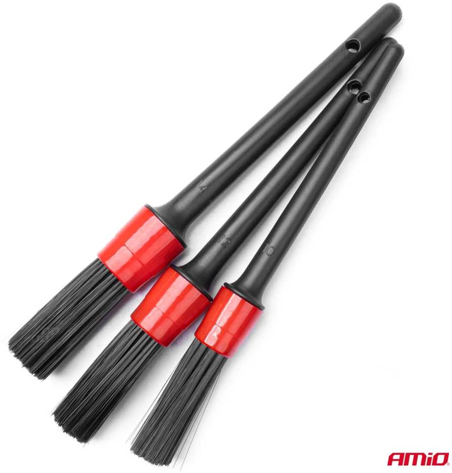 Amio Automobilio detalizavimo šepetėliai, 3 vnt.