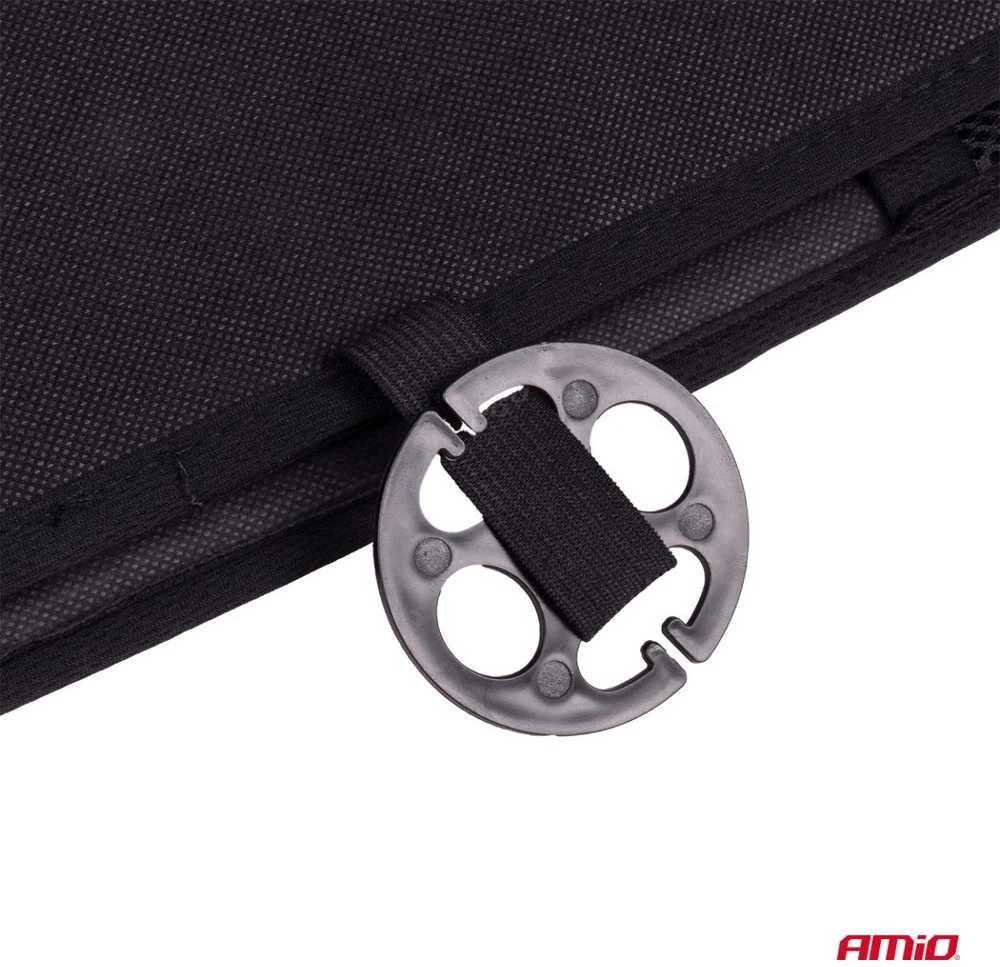 Amio Automobilio sėdynės kilimėlis su karoliukais 131 x 46 cm - juoda