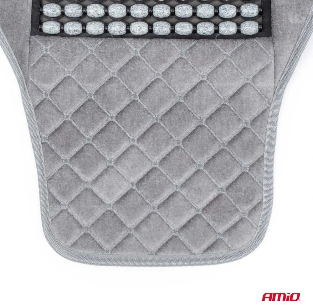 Amio Automobilio sėdynės kilimėlis su karoliukais CSM-17, 45x120 cm - pilka