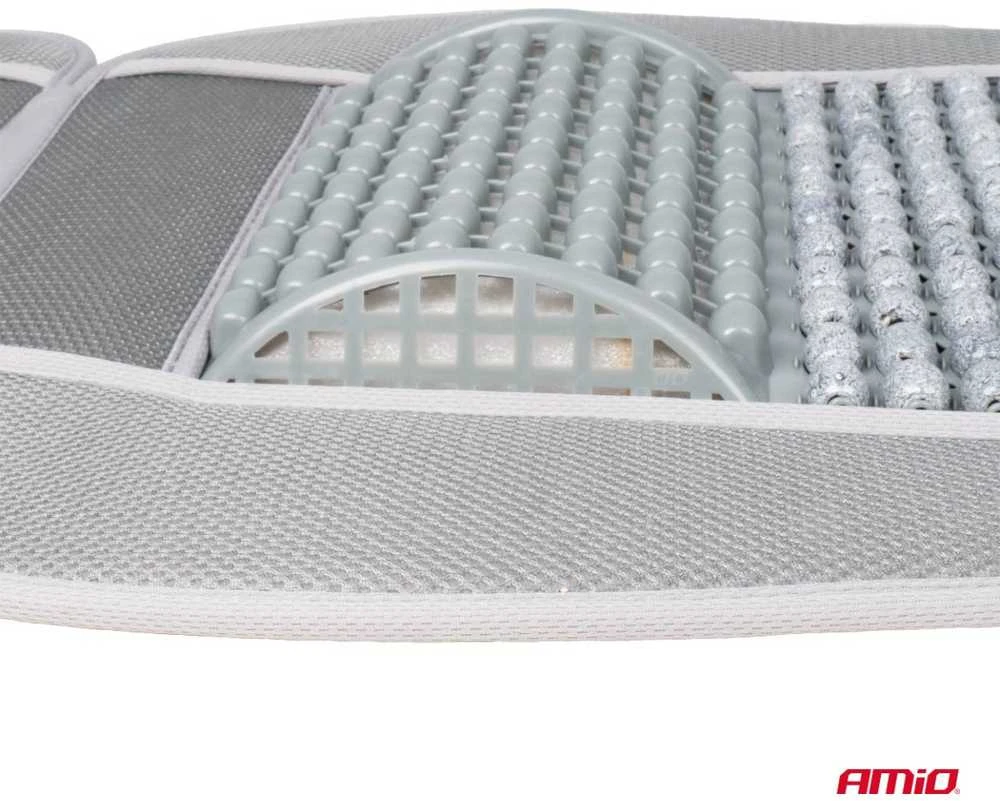 Amio Automobilio sėdynės kilimėlis su karoliukais 110 x 46 cm - pilka