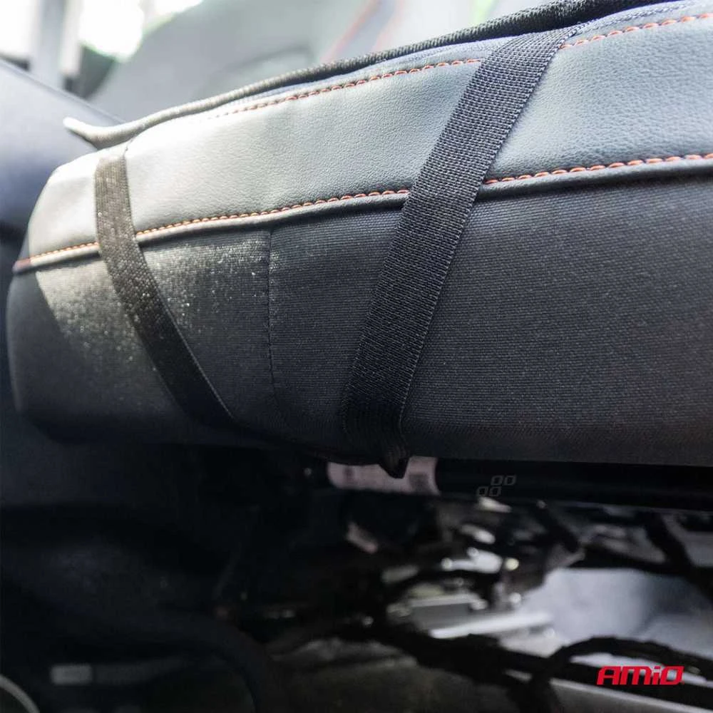 Amio Automobilio sėdynės kilimėlis su karoliukais CSM-16, 45x120 cm - juoda