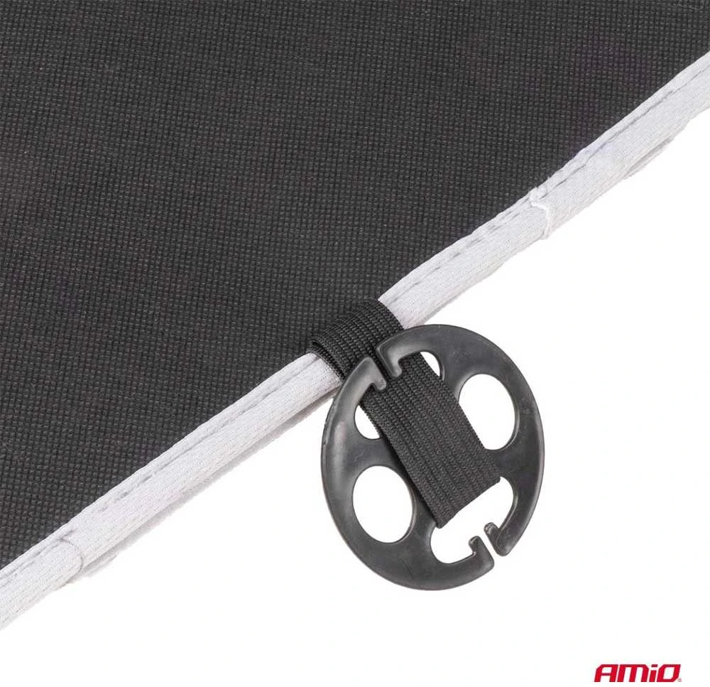 Amio Automobilio sėdynės kilimėlis su karoliukais 131 x 46 cm - pilka