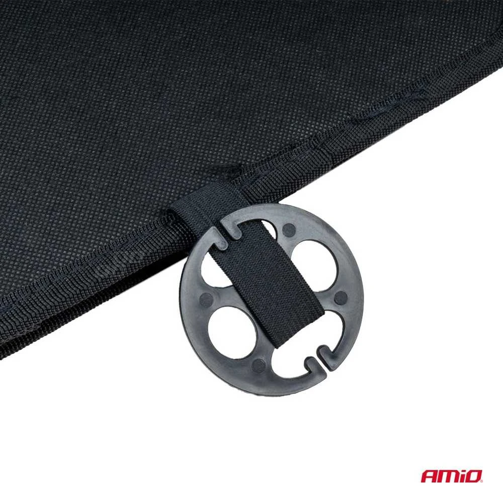 Amio Automobilio sėdynės kilimėlis su karoliukais 126 × 44 cm - juoda