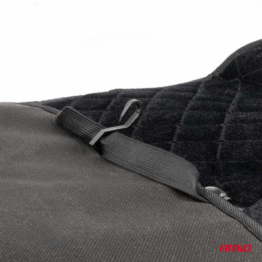 Amio Automobilio sėdynės kilimėlis su karoliukais CSM-16, 45x120 cm - juoda