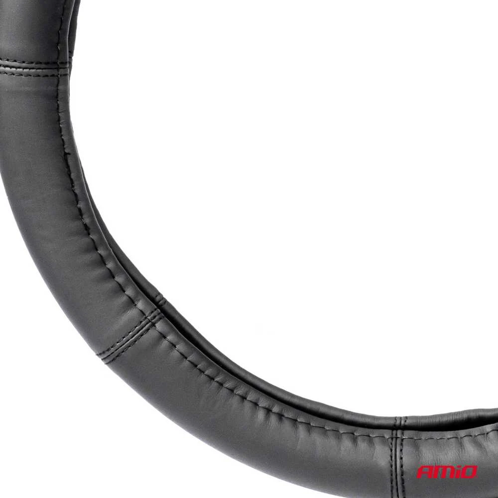 Amio Automobilio vairo užvalkalas 41-43 cm, natūrali oda, SWC-48-XL