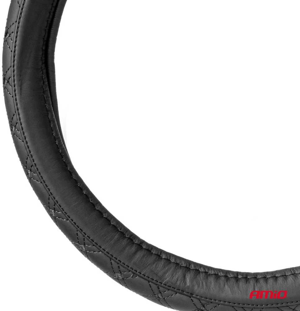 Amio Automobilio vairo užvalkalas 41-43 cm, natūrali oda, SWC-51-XL