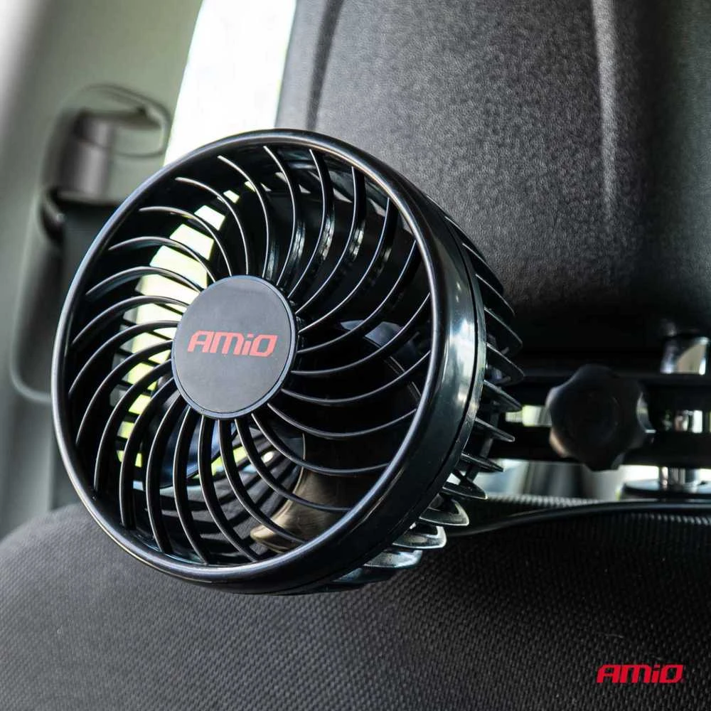 Amio Automobilio ventiliatorius prie galvos atramos 4,5" 12V