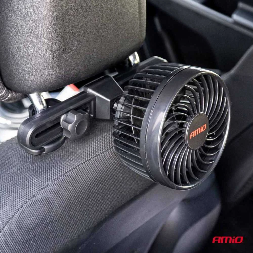 Amio Automobilio ventiliatorius prie galvos atramos 4,5" 12V