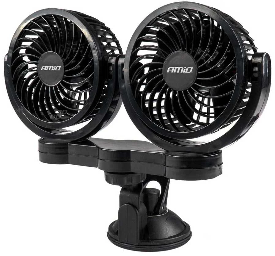 Amio Automobilio ventiliatorius su siurbtuku 2x4" 24V