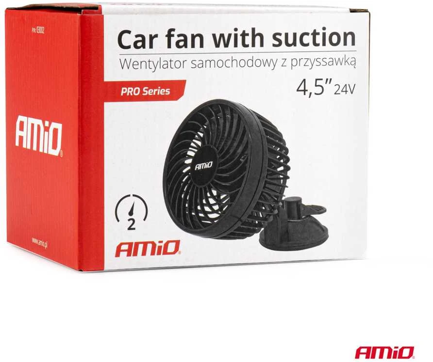 Amio Automobilio ventiliatorius su siurbtuku 4,5" 24V