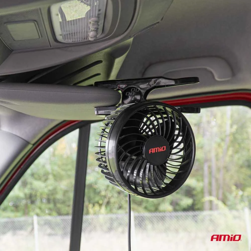 Amio Automobilio ventiliatorius su spaustuku 4,5" 12V