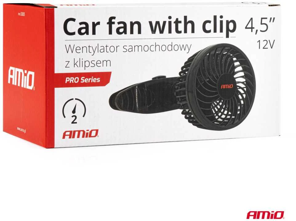 Amio Automobilio ventiliatorius su spaustuku 4,5" 12V