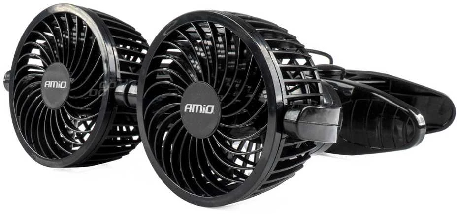 Amio Automobilio ventiliatorius su spaustuku 2x4" 24V