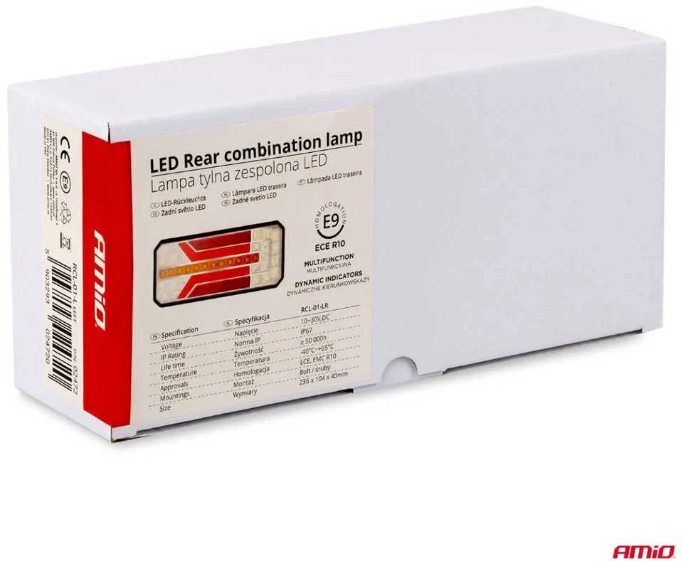 Amio Daugiafunkcinis LED galinis žibintas RCL-01-LR dynamic, kairė