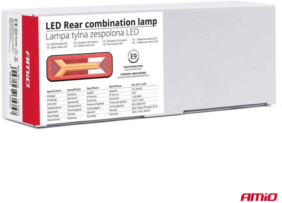 Amio Daugiafunkcinis LED galinis žibintas RCL-09-L dynamic, kairė