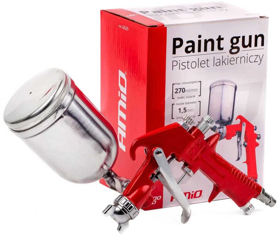 Amio Dažų purškimo pistoletas PT-11, 400 ml, 1,5 mm antgalis