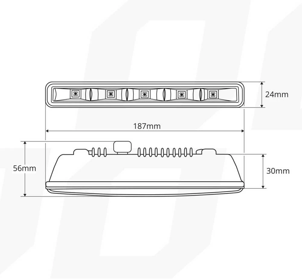 Amio Dienos šviesos žibintai DRL 501HP