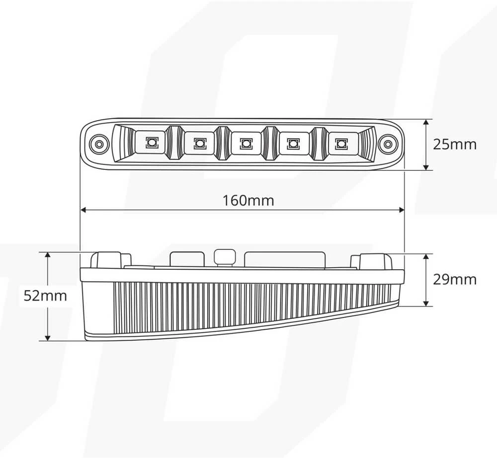 Amio Dienos šviesos žibintai DRL 506HP