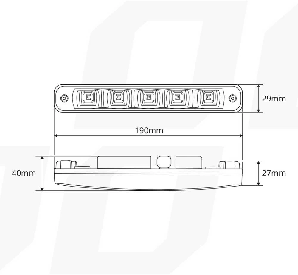 Amio Dienos šviesos žibintai DRL 507HP