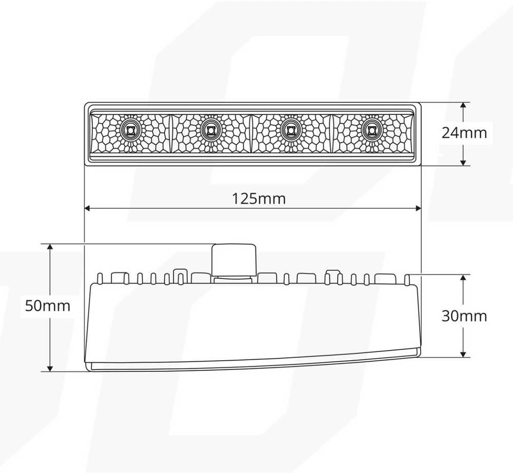 LED dienos šviesos žibintai AMIO 540 PRO