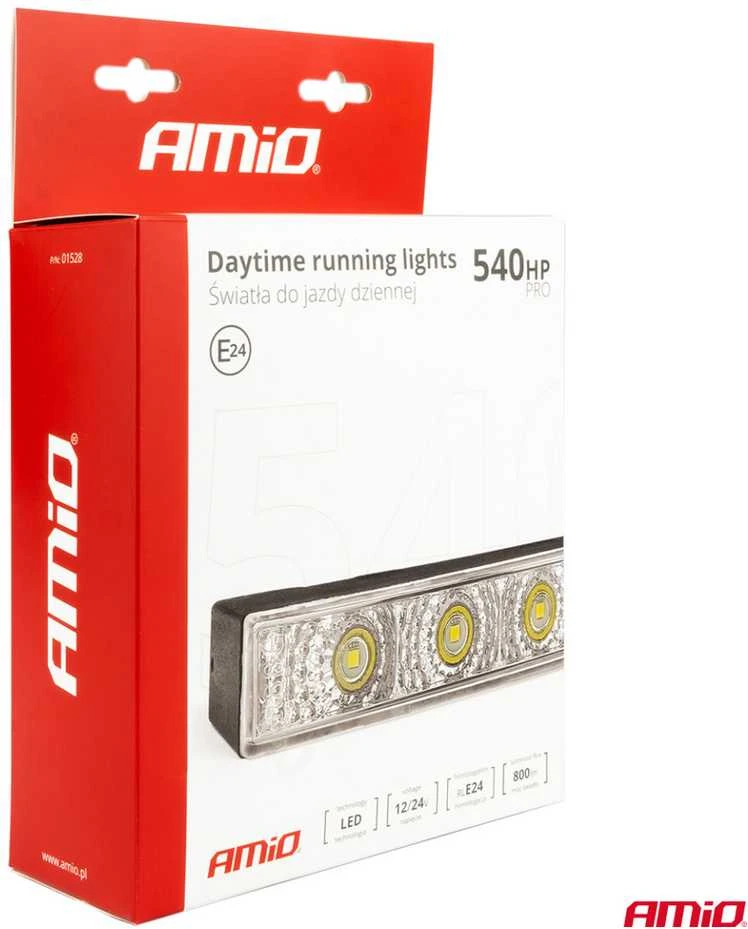 LED dienos šviesos žibintai AMIO 540 PRO